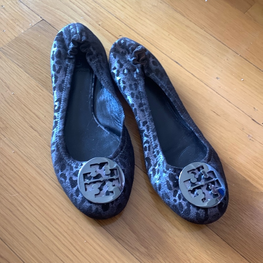 Tory Burch leopard flats